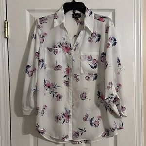 By & By floral blouse